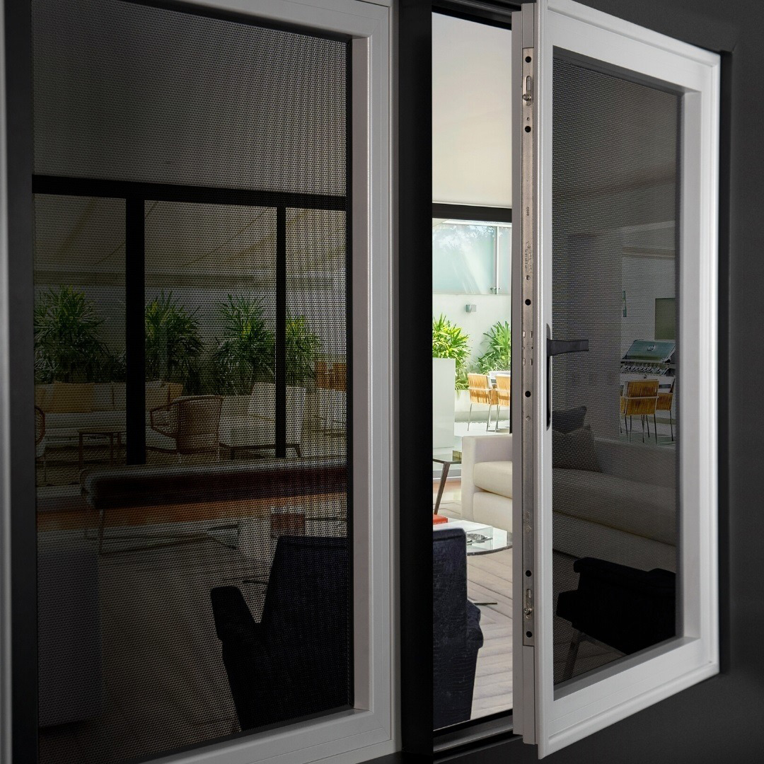 Variety of styles and sixes of hinged security windows